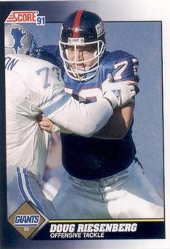 Doug Riesenberg New York Giants 1991 Score NFL #531